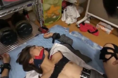 オフィス街でOLを拉致・拘束し性奴隷化