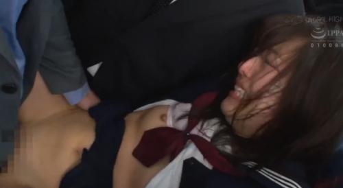 宮沢ちはる《女子校生集団強姦》電車で男たちに包囲され犯され続けるＪＫ