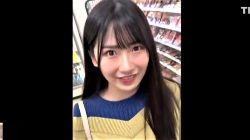 【素人ナンパ】黒髪ロングヘアーの巨乳美人なお姉さんをナンパ!クンニで発情しフェラの後生ハメ激ピス挿入痙攣イキ