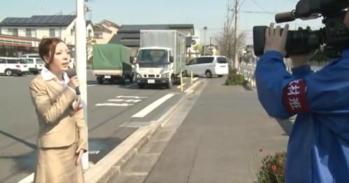 【ながえスタイル】事件の取材に来た生意気なTVレポーターが作業員の男らに輪姦される!