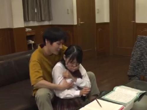 ◎地味JKレイプ◎姉のゲスな彼氏が勉強中の妹にセクハラ！家に来る度に強制性教育として身体を犯してくる・・《貧乳ロリ》