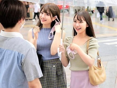 【素人ナンパ】「逆ナンパ体験しませんか」清楚な美人お姉さん達が童貞チンコを奪い合い乳首責め＆ベロチューでハーレム筆下ろし!