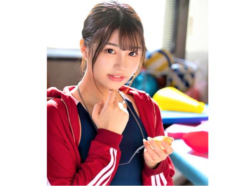 【唯井まひろ×JK】水泳部の女子マネがエロ過ぎてフェラ手コキ＆口内射精「私に任せて♥」巨乳おっぱい娘が体操服でWフェラ