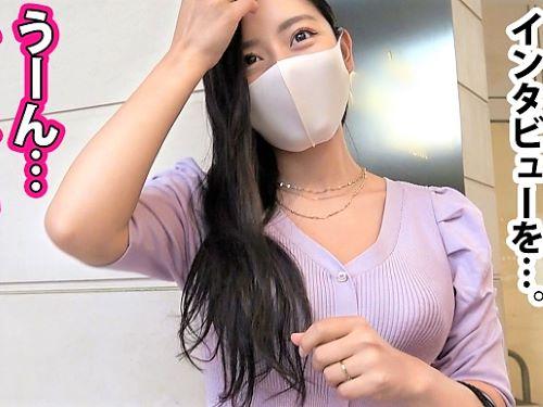 【人妻ナンパ】買い物終わりのセレブ奥様に喫茶店でインタビュー!巨乳おっぱい且つクビレが凄い究極グラマラス奥様に乳首責め