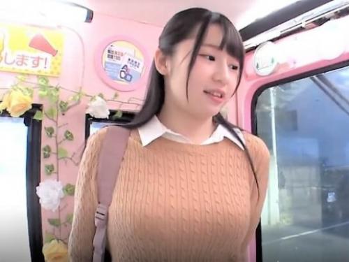 【素人ナンパ】巨乳おっぱい予備校生がマジックミラー便の中で潮吹きお漏らし!夢に向かってる爆乳×美少女が顔面騎乗クンニ失禁