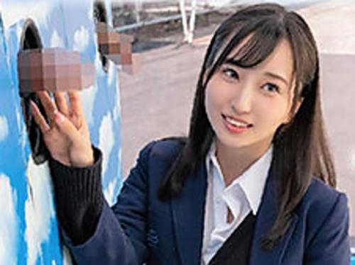 【素人ナンパ】彼氏と相思相愛の美少女JKが手コキやフェラして彼チン当て…巨乳おっぱいの制服ミニスカ女子校生がMM号で浮気
