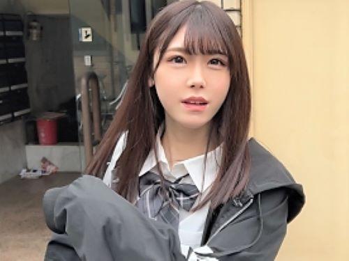 【素人ハメ撮り】学校帰りの制服ミニスカJKと平日デート!もっこり股間に手を出す美乳おっぱいなロリ美少女は色白BODY
