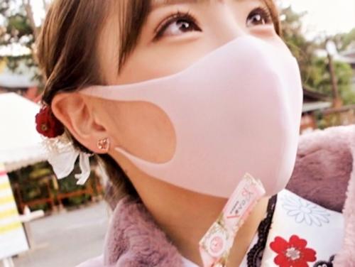 【レンタル彼女】今日は…ケンタンて呼ぶね♥おみくじ中吉引いた貧乳おっぱい美尻Tバック美少女のショーパン脱がしハメ撮り撮影