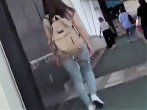 【素人ナンパ】んっふふw　　疑いつつもMM号に乗る清楚な美人お姉さん!巨乳おっぱい美女がガマン企画に挑戦し夏の思い出作り