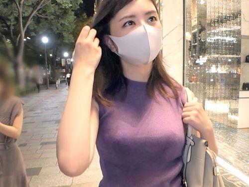 【素人ナンパ】仕事帰りの巨乳おっぱいマスク美人が酔うとドMな本性が顕に…オシャレお姉さんがクンニ手マンで喘ぎまくりSEX