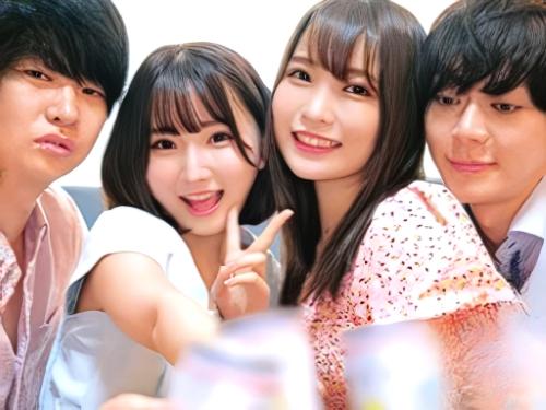 【素人】王様の特権でしてもらおうかなwwイケメン男達と盛り上がり4PセックスしたロリJDスレンダー美少女が乙女化