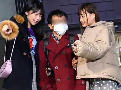 【逆ナン×筆おろし】「私たちで童貞卒業しない？♥」逆ナンした素人童貞さんに小悪魔痴女テクで筆おろしして膣内発射ｗｗｗ