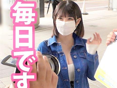 【素人ナンパ】ミニスカからTバックのパンチラ見えたロリ美少女はおっぱいもデカく巨乳パイ…会社サボる神ボディの素人娘と鎌倉