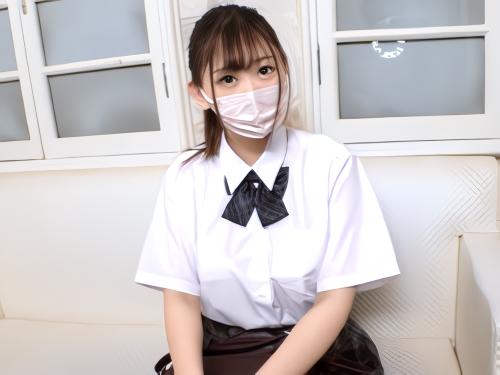 【素人】マスク越しフェラする巨乳おっぱい美少女と制服着衣でSEXしたので無断×無許可でJKの顔面晒し人生終了させてみた