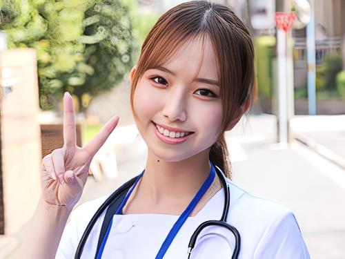 【素人ナンパ】これはエッチしたくて溜まらない感じwwノリが良く何でもやってくれる白衣の天使が授乳手コキやパイズリしてくれた