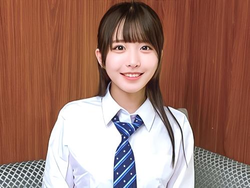 【素人ナンパ】絶対声を出しちゃダメな痴漢我慢する企画で制服ボタン外され美尻を揉まれたロリ美少女JKがフェラしたら口内射精された