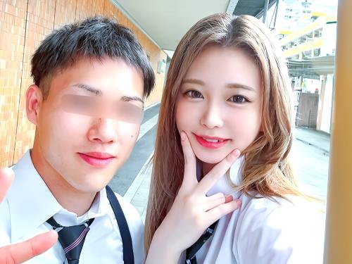 【素人ナンパ】カップル探し男に声かけられた高校生がJKスレンダー彼女と共にMM号に乗ったら羞恥エロ企画が始まってしまった