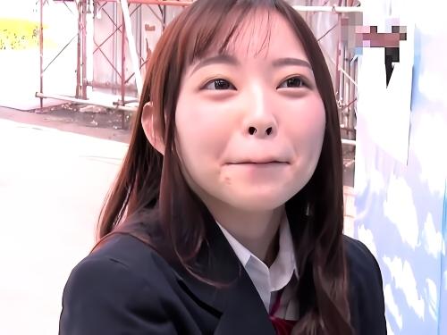 【素人ナンパ】ここが映える場所?あっ‥鏡になってるww彼氏との会話に夢中でパンチラ撮影気づかないミニスカJK美少女が企画参加
