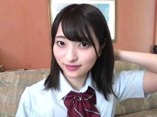 【パイパンJK】制服オナニーした良いニオイの美白✕美肌スレンダー美少女が問答無用でおじさんちんこをパイパンまんこに挿入される