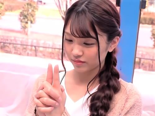【素人ナンパ】就活中の清楚系お姉さんに催眠術の力で痴女化させてみたら‥マジックミラー号を見ていた男性にベロチュー乳首舐めした