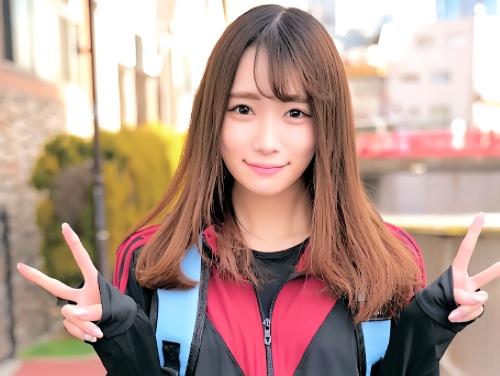 【素人ナンパ】着ている服を全部脱ぎ真っ裸になってから競泳水着を着る水泳部JDお姉さんがアスリートBODYに中出しされる