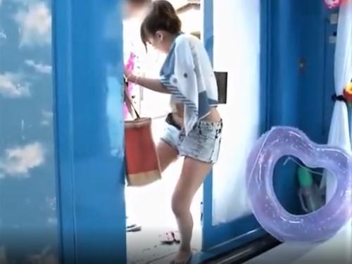 【素人ナンパ】巨乳おっぱいの太ももむっちり美人がマッサージ師に寝取られる!水着ギャルがNTR企画とは知らずに騙された