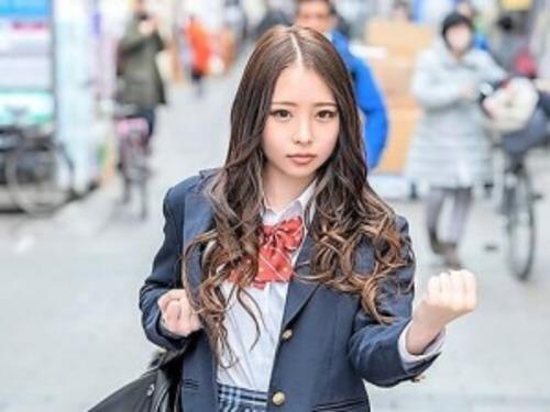 【JKギャル】空手得意なおませ美少女が男根の高速ピスにイキ乱れ中出しされた…授業ではなくAVに出る事にした女子校生デビュー