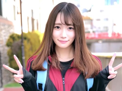 【素人ナンパ】脱いだ服はちゃんと畳む真面目系なアスリート美人がカメラの前で生着替えしデカチン男と競泳水着ずらしハメ騎乗位