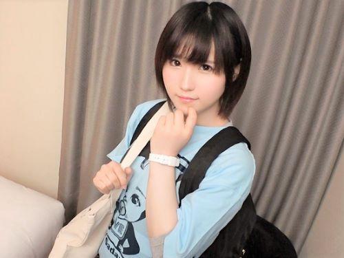 【素人ナンパ】池袋に居たパイパン美少女に裏垢調査という建前でホテルにIN…可愛すぎるショーパン娘が背面騎乗位で快楽堕ち