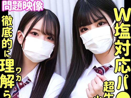 【パパ活JK】１回だしたらもう終わりだよww顔バレNG手コキ足コキで早く終わらせたいミニスカ美少女に対しイカないおじさん