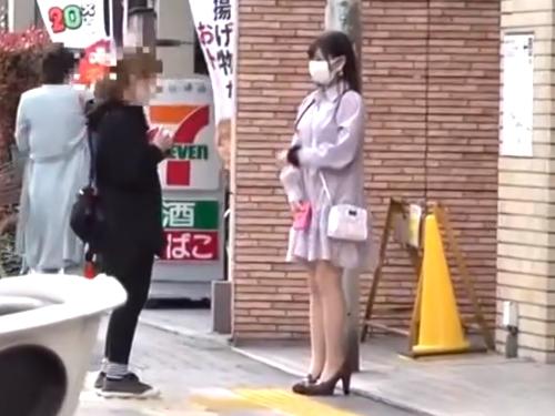 【素人ナンパ】失敗したら生ハメ中出し膣内射精が待ってるガニ股で顔面騎乗クンニ企画チャレンジにスレンダー美少女JDが挑戦