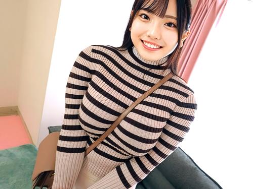 【素人ナンパ】なんと~く雰囲気わかりますww電マで乳首責め責めされたピッタピタのニット超乳パイスラJDが乳首舐め手コキ