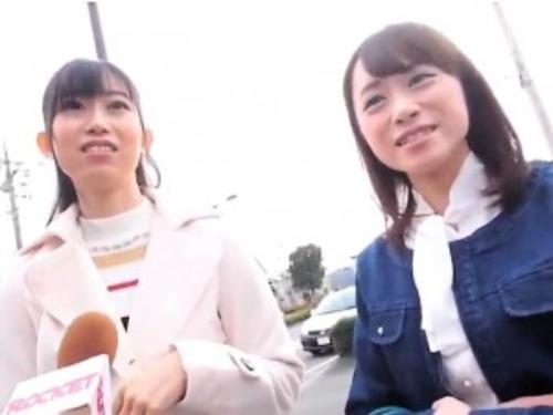 【MM号】飲み友達と企画に挑戦するスレンダーな黒パンスト美女と清楚OL!100万円掛けエロテク魅せる痴女【素人ナンパ】