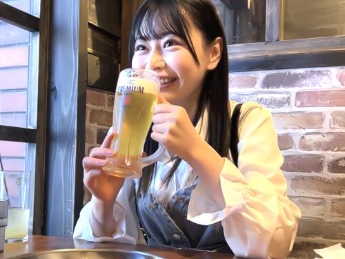 【素人ハメ撮り】今日はありがとう♡某マッチングアプリで出会った勉強苦手な清楚系JD美少女のきつロリまんに背面騎乗位で挿入してみた