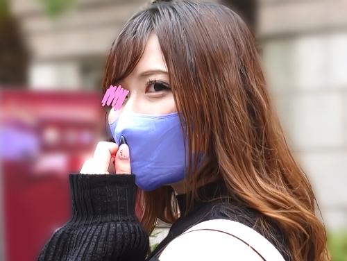 【人妻】素顔でごめんなさいwwこんにちは～!!旦那に罪悪感一切ナシ貞操観念ぶっ飛んでるギャル奥さんがマスク外しイラマチオ