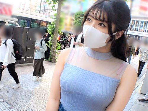 【素人ナンパ】金欠の音大JDがイケメン男とのベロチューキスにガチ照れし美巨乳おっぱい揉まれたりパイパンまんこクンニされる