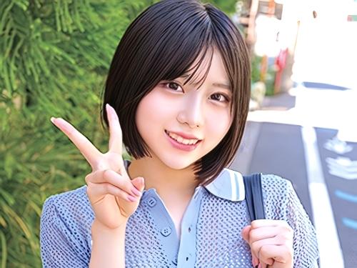 【素人ナンパ】ちょっと面積が…これは着れないかなぁ…ウブな清楚系JDお姉さんが羞恥で過激な水着を着衣のまま素股からの挿入された