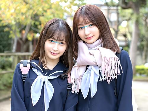 【素人ナンパ】えぇ‥ホントに脱ぐの!？マジックミラー号で野球拳に負け羞恥な展開に心が追いついていかないJK美少女コンビ
