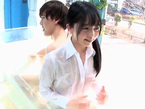 【素人ナンパ】テンション上がっちゃう//パンスト脱いだ童顔ロリフェイス美少女が透け透けスーパー銭湯で仲良し同僚と混浴‥
