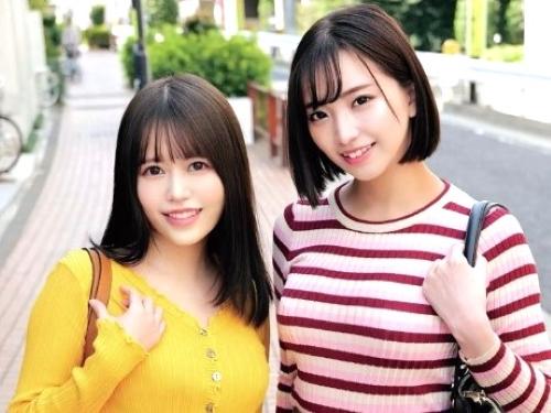 【素人ナンパ】巨乳友達と一緒に責められるの大好きM男に乳首責めパイズリで反応楽しむスレンダー美人お姉さんが中出しされた