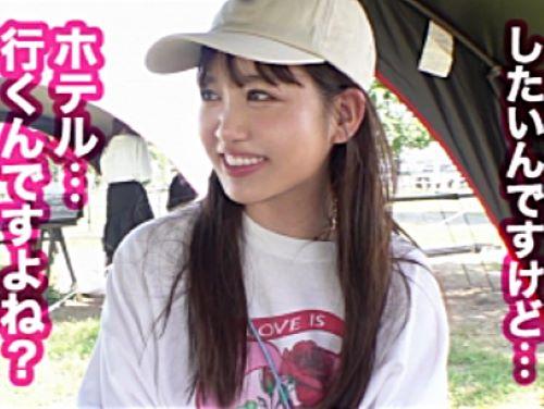 【素人】今日はBBQしましょうwwアウトドア大好き飲みサーJDとホテルINしたら目を閉じベロチューキスするエロ可愛い娘