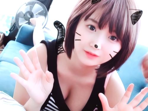 【個人撮影】わぁ‥おっきぃワン//ロリ美少女に首輪リードつけメス犬になった巨乳パイパン娘にフェラさせる彼氏が調教プレイ