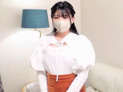 【素人ナンパ】たわわな巨乳おっぱい乳首責めされながら電マオナニーしちゃうスレンダー美女がマスク外され男優ちんこをフェラ