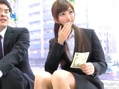 「なッ‥中出しですか!?」クソ可愛い彼氏持ちの後輩と面白半分でＨ企画に参加したら興奮しちゃったので生姦きめて膣内射精