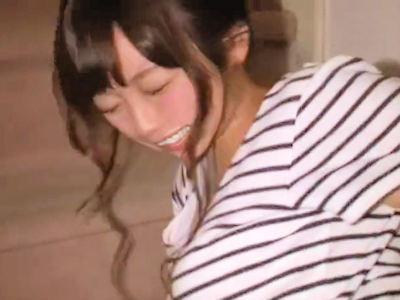 【ちょ‥そんなの無理だからぁーっ；】ボインなクソ美少女を後からいきなり襲って前儀なしでデカチン即ハメｗｗｗ