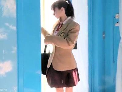 クソがつくほど美少女なポニテ女子高生に下着モニターと騙して発育期の巨乳おっぱい揉みまくって挿入ドピュドピュ胸射ｗ