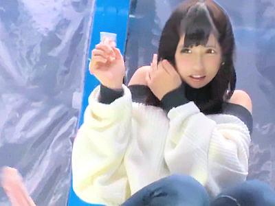 「そんなの無理ですぅーっ；」カレ持ちの超がつくほど可愛い素人娘に驚愕サイズの激ピスマシンバイブを豪快にぶち込み潮吹かせNTR♪