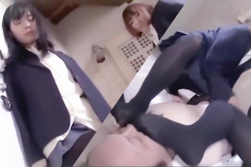 ＜JK足臭＞ローファーでしっかりと蒸らされたストッキングから放たれる酸っぱい納豆臭、しっかりと胸に溜めこんでください。