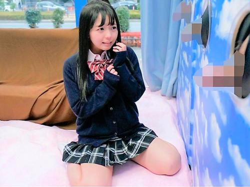 【素人ナンパ×NTR】やっぱ…無理ぃぃ!半べそかきながら彼チンあてる清楚系ロリ女子校生！他人棒をフェラ抜きしちゃう美少女