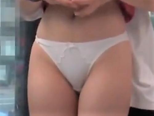 【素人ナンパ】マジックミラー便に乗ったお嬢様系お姉さんの下着が丸見え!清楚な美女JDがカメラの前で大胆＆羞恥SEX